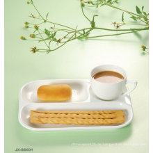 Weiße Farbe Porzellan Frühstück Set JX-BS605